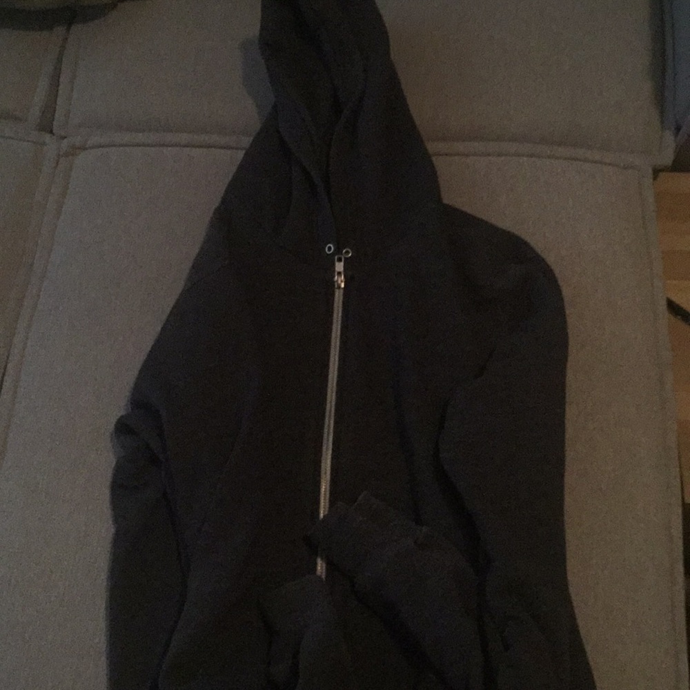 Good old fashioned dark grey zip up